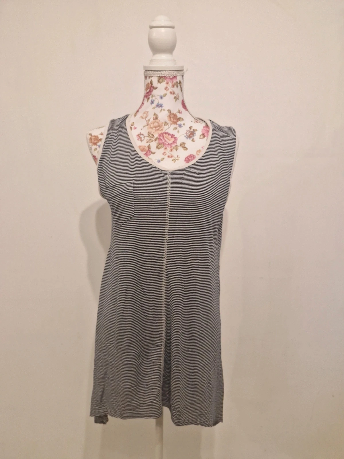 Robe à rayure estivale